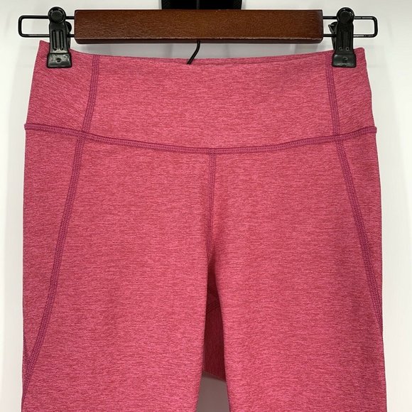 Outdoor Voices Flamingo Pink Crop Warm Up Leggings - Picture 6 of 10